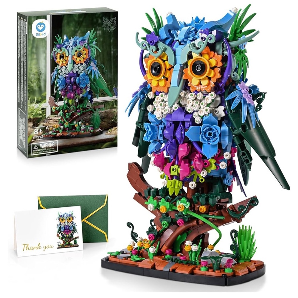 Sillbird Animal Building Toy Set Legos Owl